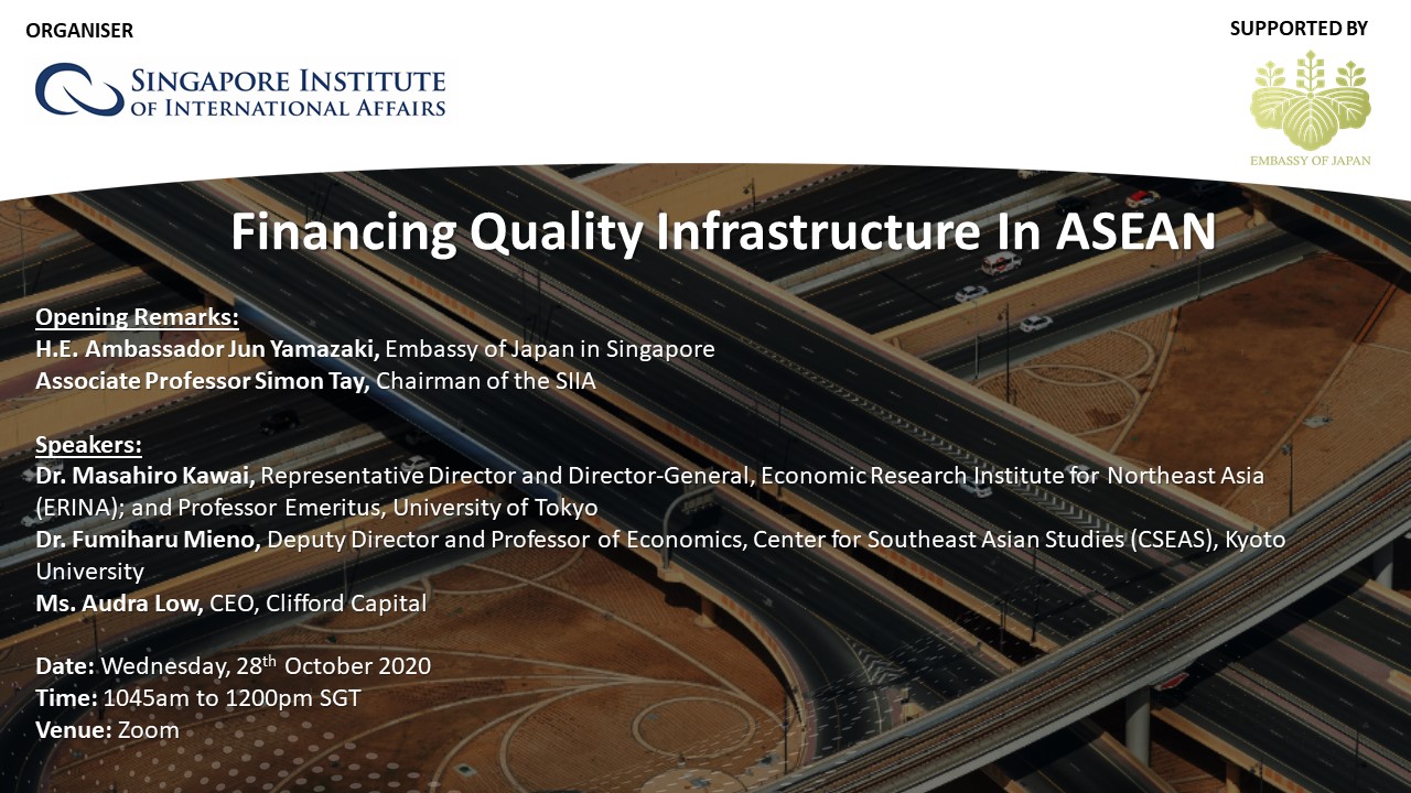 Webinar| Financing Quality Infrastructure in ASEAN