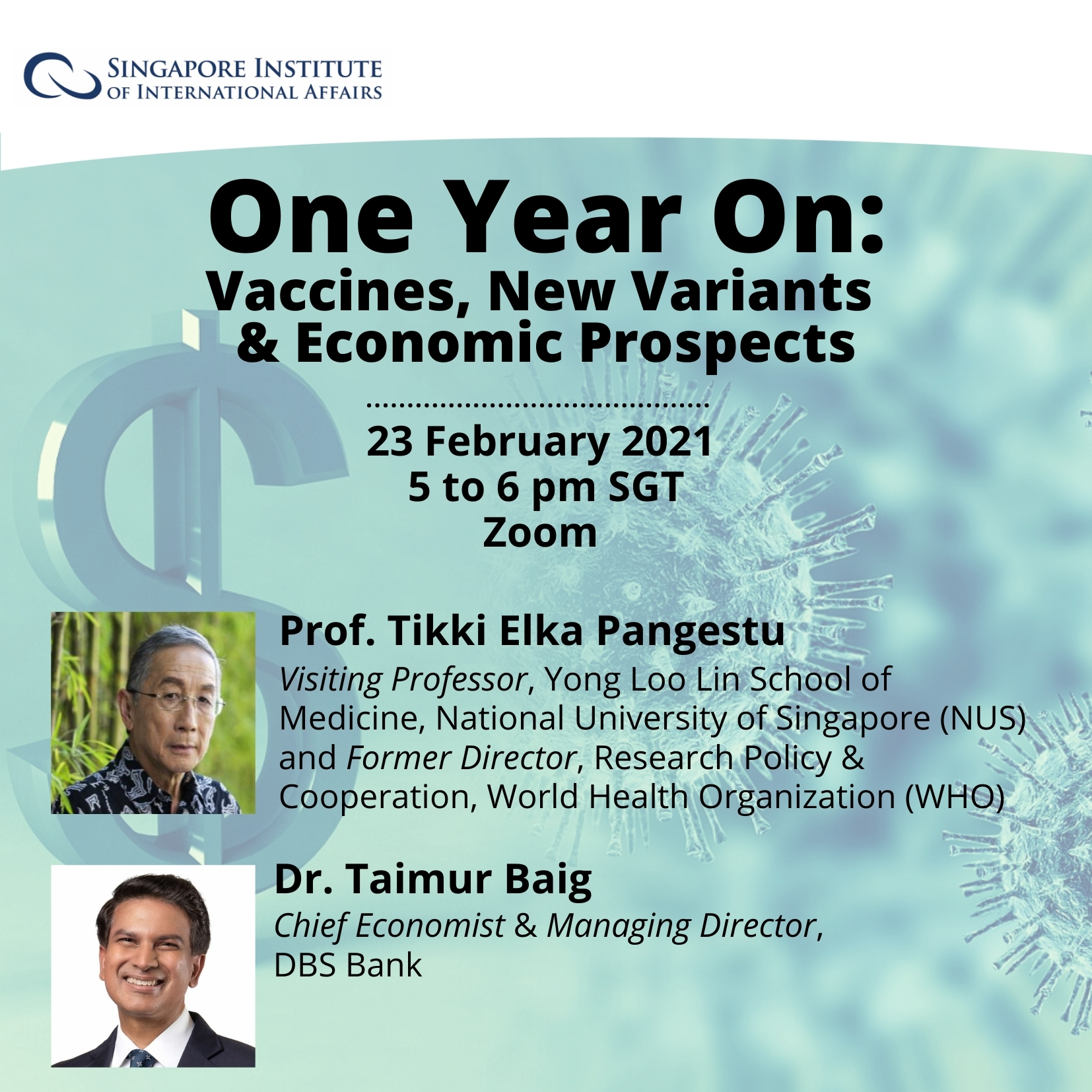 Webinar Registration: One Year On: Vaccines, New Variants and Economic Prospects