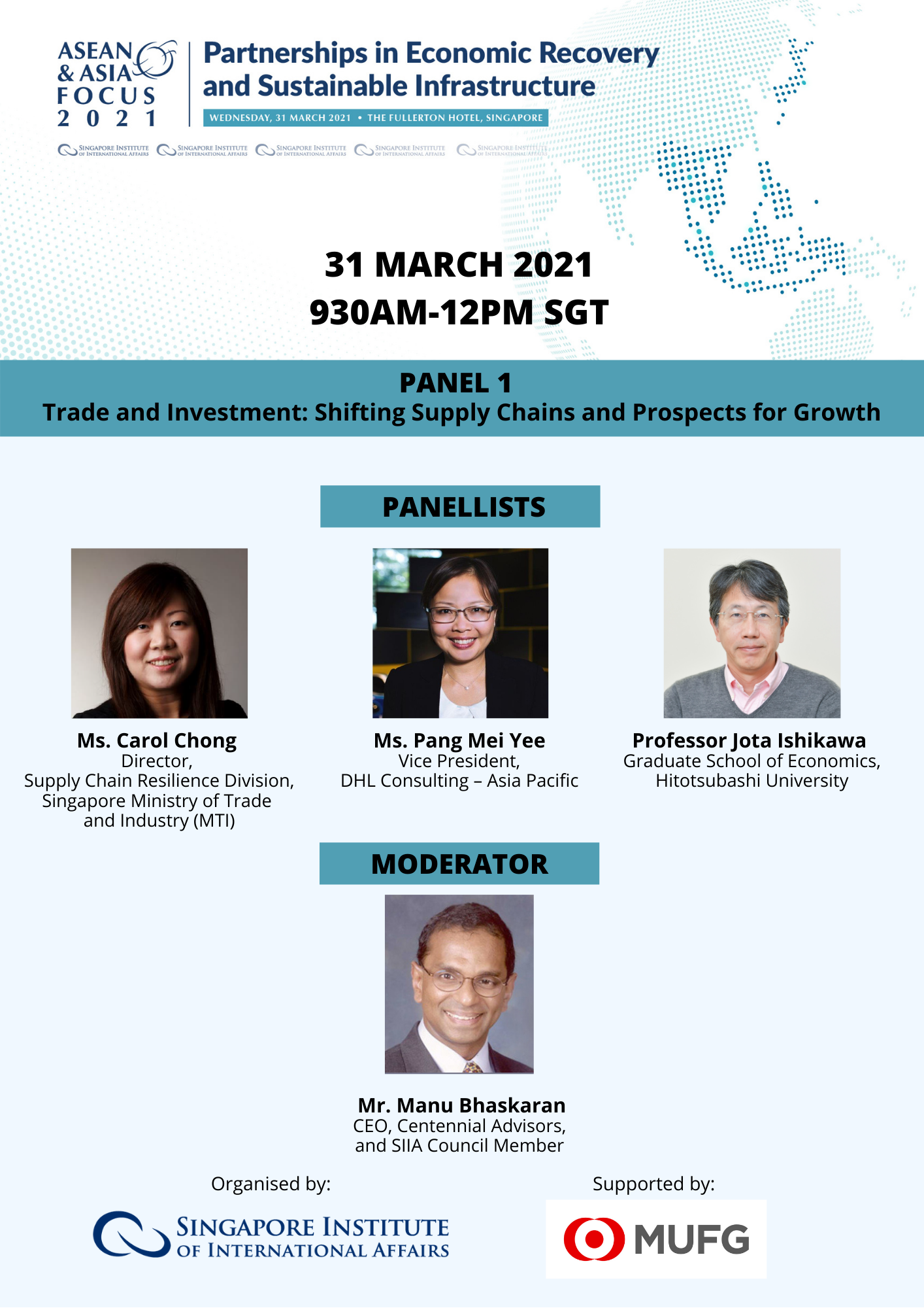 Asia & Asean Focus Forum: Panel 1