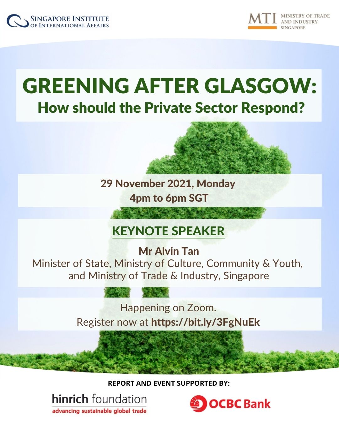 Greening after Glasgow – How should the Private Sector Respond? (Keynote Speaker)